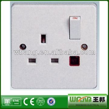 Modern Style British Switch & Socket