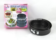 44170 3pcs Round Shape Cake Mould Pan