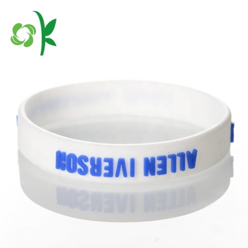 Presente personalizado bracelete de silicone personalizado