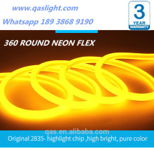 Circular 2835 SMD Led Neon Tube DC12V Led Sign Board Tube Flexible Strip Warm white