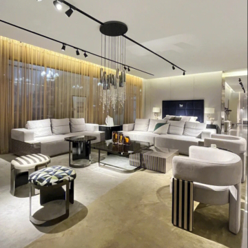 Frosted Cowhide Leather Sofas