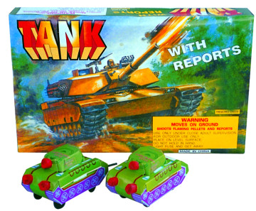 Toy Tank  Fireworks with report