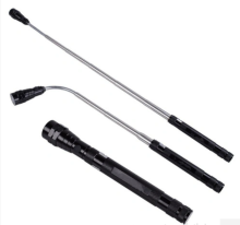 Aluminum Alloy 3 LED Flexible Telescopic Flashlight