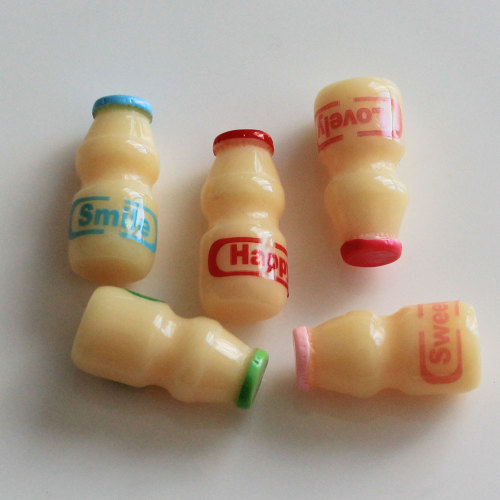 Kawaii 3D Resin Yoghurt Drinks Cabochon Charm for DIY Διακόσμηση Κολιέ Σκουλαρίκι Κρεμαστά Αξεσουάρ