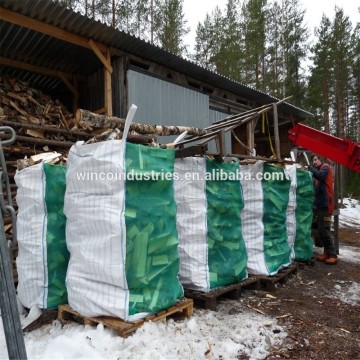 firewood packaging big bag mesh bags