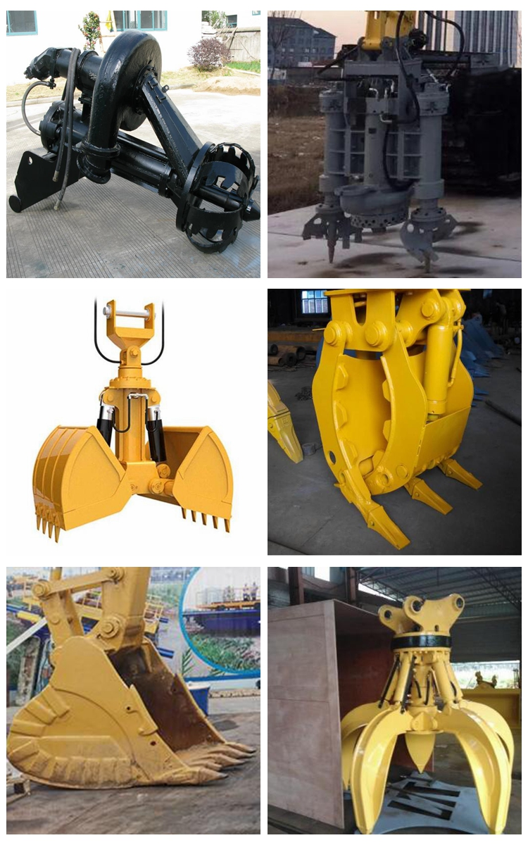 excavator attached