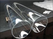 Large diameter quartz tube