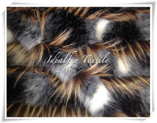 Jacquard Long Pile Faux Fur