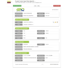 Ecuador Peroxide de Benzoilo ներմուծման տվյալներ