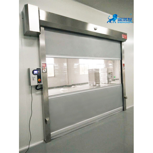 PVC automatic high speed roller shutter door