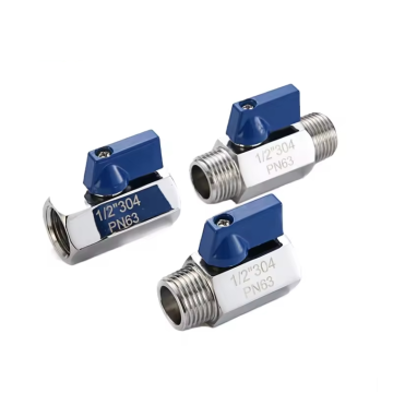 Stainless Steel 304 Sanitary Handle Mini Ball Valve