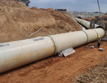 Glass fiber reinforced polymer pipe (GRP pipe)