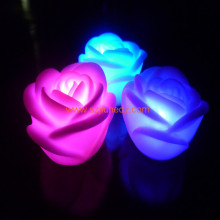 rose shape led rose night light for home decoration