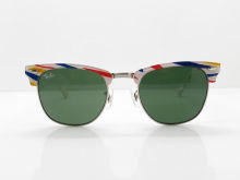 Scratch Resistant Ray Ban Aviator Shield Sunglasses Polarized Glass Lens