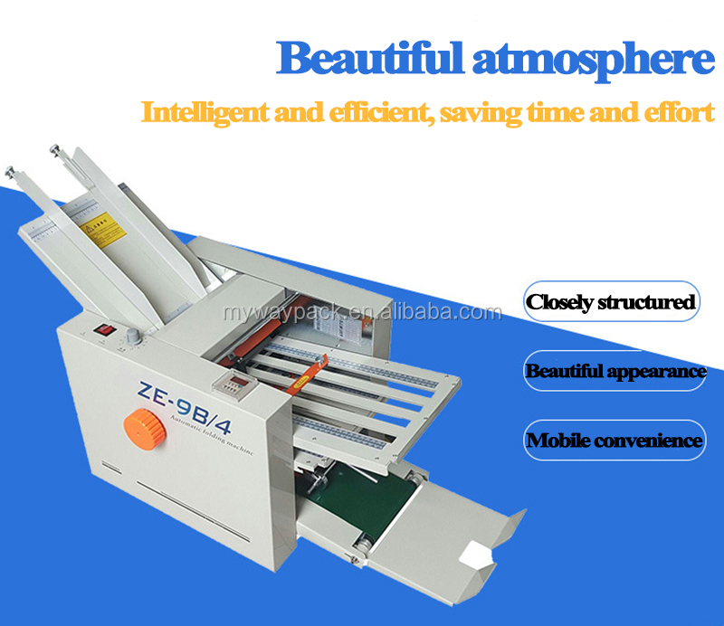 Herstellerpreis A3 A4 Größe Automatischer Papierfaltmaschine