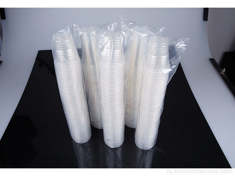 Mașină completă de ambalare a capacului din plastic complet