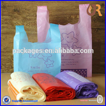 HDPE/LDPE T-shirt Plastic Bag/Carrier Bag for supermarket,hotel,mall,custom retail plastic shopping