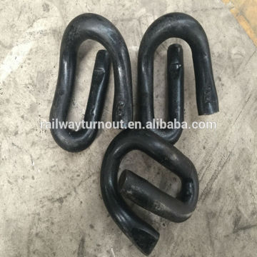 Railway fastening system elastic rail clip