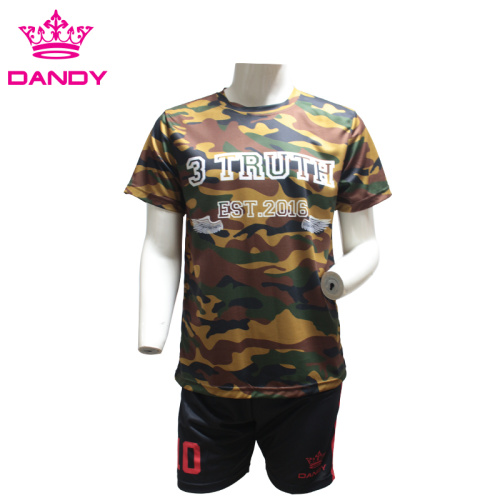 Camisas de futebol sublimadas Camo