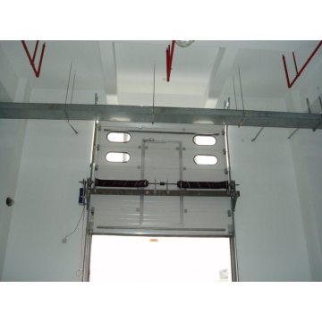 Porta de garagem de elevação seccional aérea industrial