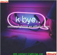 k bye neon sign