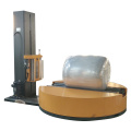 Pallet on-line turntable stretch wrapper