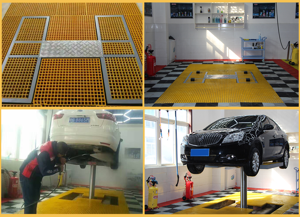 Single Post Car Washing Lift for Car Washing Service