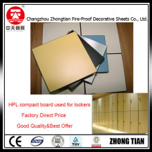 public lockers cabinet board HPL phenolic compact laminate board