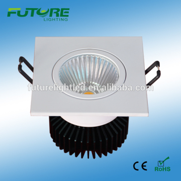 9W triac dimmable round leds module cob ceiling downlight