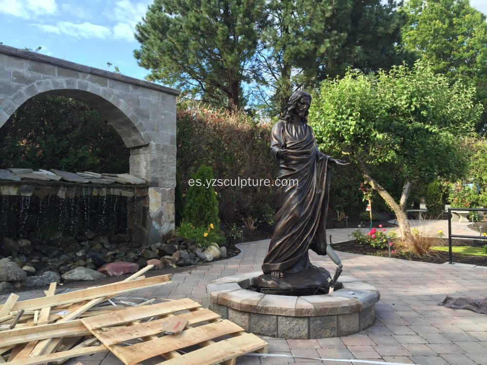 Vida bronce estatua de Jesús de tamaño para la venta