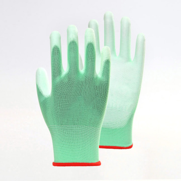 EU Standard PU Work Gloves Prompt Delivery