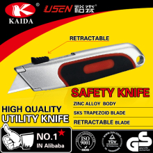 Heavy Duty retractable blade Zinc alloy cutter tool knife