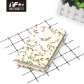 Flower story style cute metal cover notebook