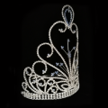 8 inci berlian buatan Ratu Pageant Crown Tiara