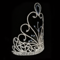 8 pulgadas Rhinestone reina desfile corona tiara