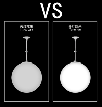 LED Decoration Spherical Lamp On The Tree