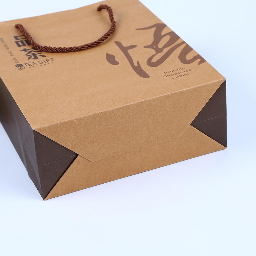 Hot Sale Food Grade Brown Kraft Paper Bag