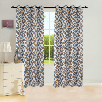 Jacquard Window Grommet Curtains