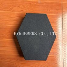 hexgagonal rubber tile