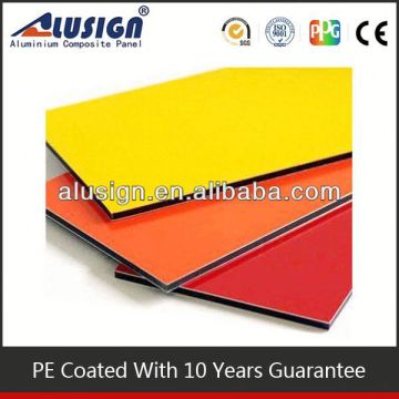 pvdf aluminum composite panels/claddings