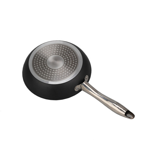 Multifuctional Black Aluminum Frypan with Long Handle