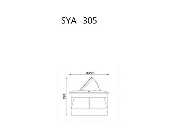 LED underground light used as guide