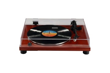 VOXOA T70 Belt-Drive Turntable with High End 3 Speed Wood Turntable
