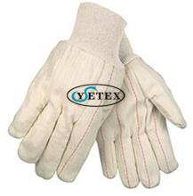 100% cotton fire resistant cheap gloves for welding workers