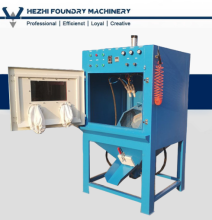 Automatic Wet Drum Sand Blasting Machine - Rotary Barrel Sandblaster