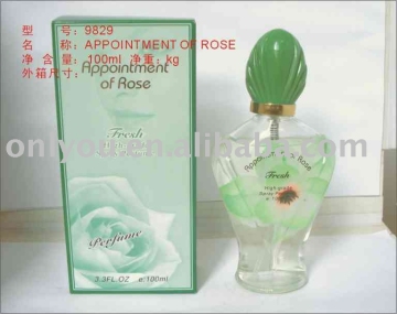 appointment of rose perfume