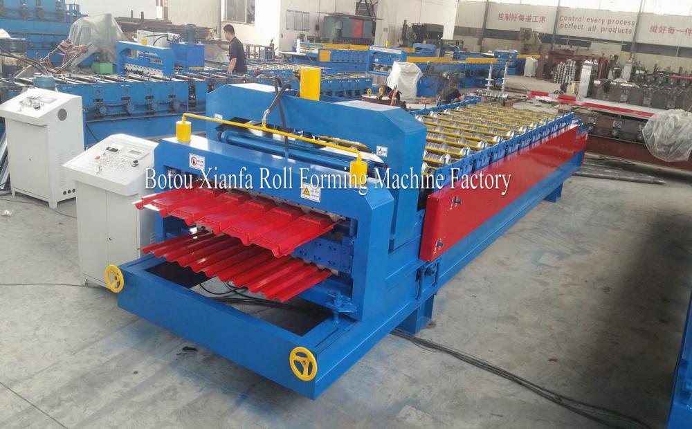 Double Layer Glazed Tile Roof Panel Forming Machine