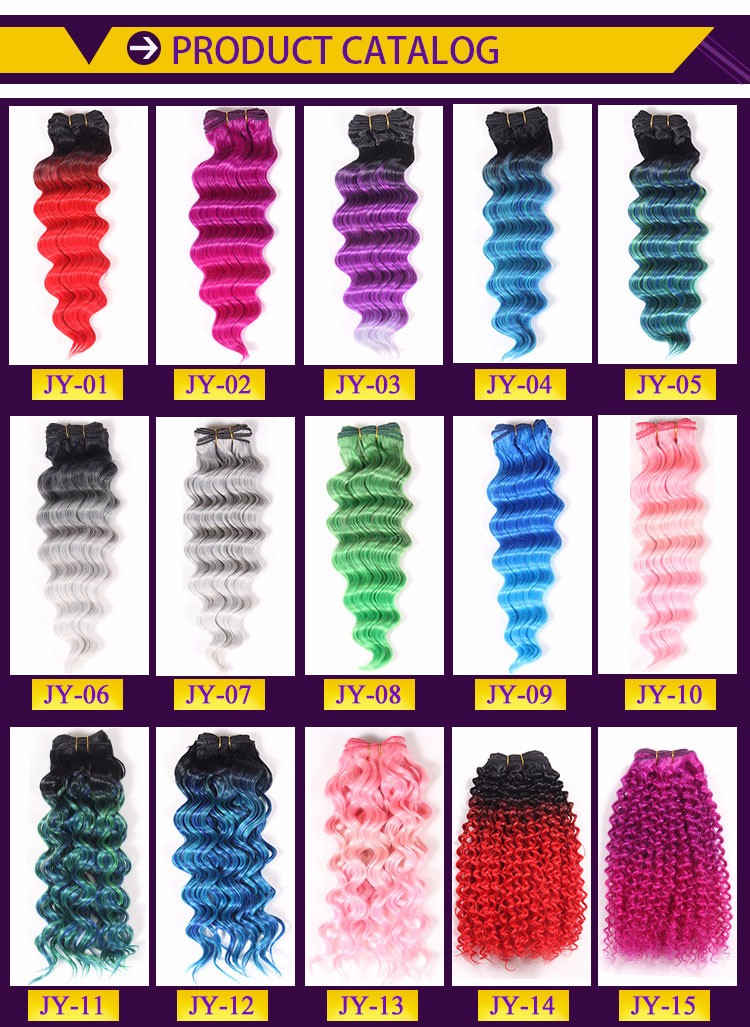 Wholesale synthetic hair extension best Top quality remy synthetic hair weave 100% natural synthetic hair bulk