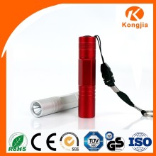 Durable Mini Keyring Light Factory Price Aluminum 1 LED Flashlight Keychain