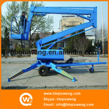 Articulated hydraulic tail lift